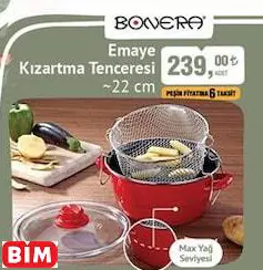 BONERA EMAYE KIZARTMA TENCERESİ BONERA EMAYE KIZARTMA TENCERESİ